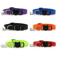 Canvas Reflective Quick Released Dog Collar In Bulk With  Adjustable Safety Buckle